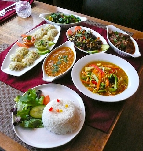 Gurkha Kitchen assorted plates Tim Pawsey photo