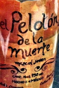 Mezcal Peloton label